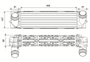 Ladeluftkühler VALEO 881586