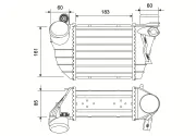 Ladeluftkühler VALEO 881587