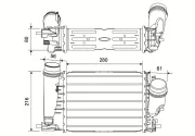 Ladeluftkühler VALEO 881589