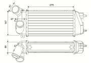 Ladeluftkühler VALEO 881592
