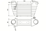 Ladeluftkühler VALEO 881594