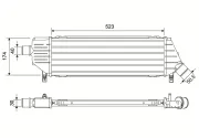 Ladeluftkühler VALEO 881598
