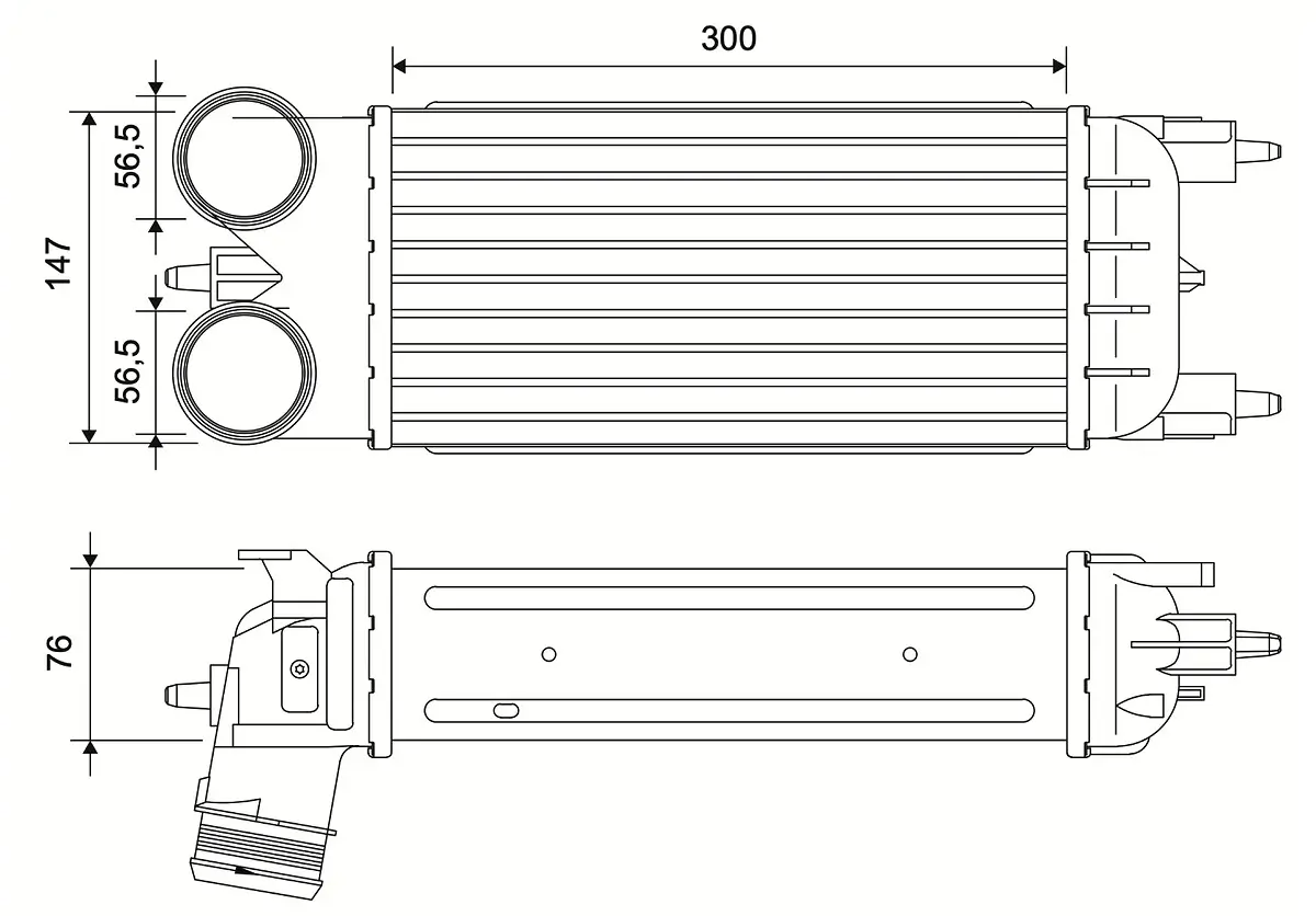 Ladeluftkühler VALEO 881600