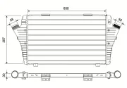 Ladeluftkühler VALEO 881603