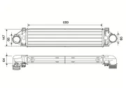 Ladeluftkühler VALEO 881604