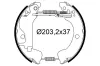 Bremsbackensatz Hinterachse VALEO 554922