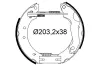 Bremsbackensatz Hinterachse VALEO 554936