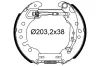 Bremsbackensatz Hinterachse VALEO 554946
