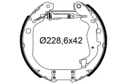 Bremsbackensatz Hinterachse VALEO 554968