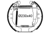 Bremsbackensatz Hinterachse VALEO 554969