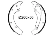 Bremsbackensatz Hinterachse VALEO 564282