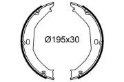 Bremsbackensatz Hinterachse VALEO 564284