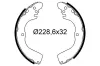 Bremsbackensatz Hinterachse VALEO 564287