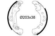 Bremsbackensatz Hinterachse VALEO 564295