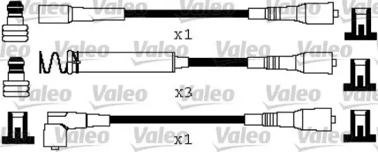 Zündleitungssatz VALEO 346667 Bild Zündleitungssatz VALEO 346667