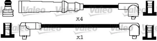Zündleitungssatz VALEO 346593 Bild Zündleitungssatz VALEO 346593