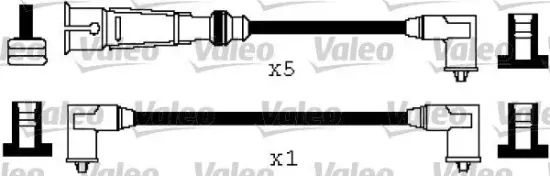 Zündleitungssatz VALEO 346571 Bild Zündleitungssatz VALEO 346571