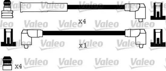 Zündleitungssatz VALEO 346556 Bild Zündleitungssatz VALEO 346556