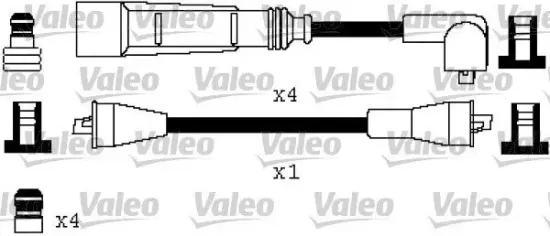 Zündleitungssatz VALEO 346387 Bild Zündleitungssatz VALEO 346387