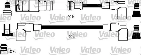 Zündleitungssatz VALEO 346221 Bild Zündleitungssatz VALEO 346221