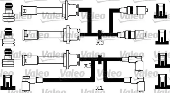 Zündleitungssatz VALEO 346214 Bild Zündleitungssatz VALEO 346214