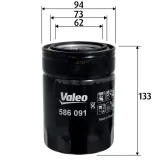 Ölfilter VALEO 586091