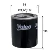 Ölfilter VALEO 586134 Bild Ölfilter VALEO 586134