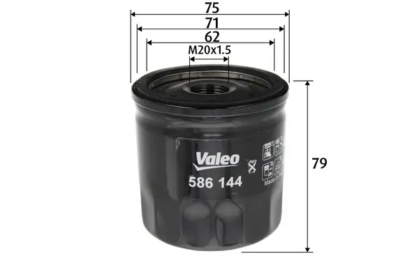 Ölfilter VALEO 586144