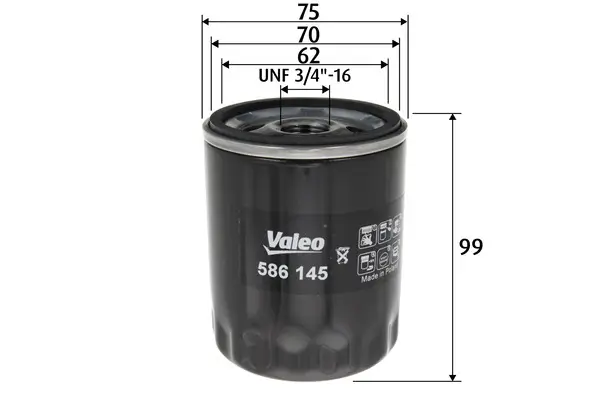 Ölfilter VALEO 586145