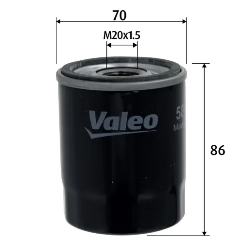Ölfilter VALEO 586177 Bild Ölfilter VALEO 586177