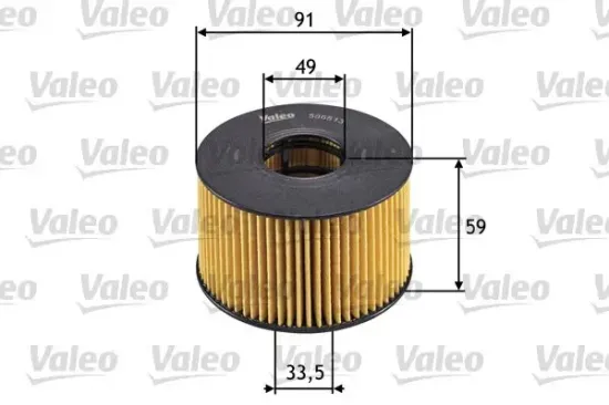 Ölfilter VALEO 586513 Bild Ölfilter VALEO 586513