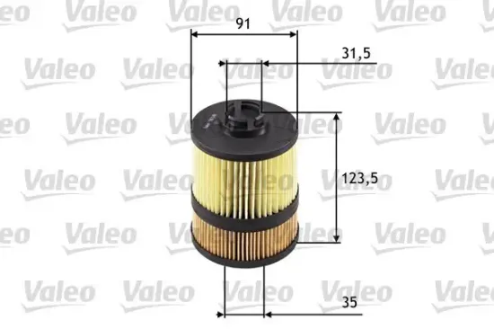 Ölfilter VALEO 586549 Bild Ölfilter VALEO 586549