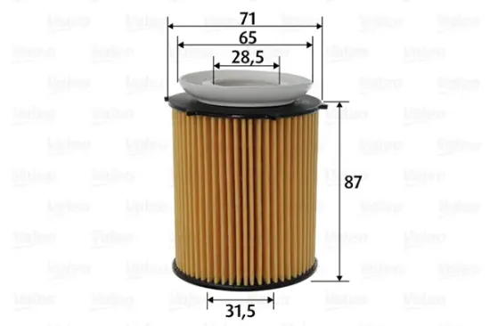 Ölfilter VALEO 586618 Bild Ölfilter VALEO 586618