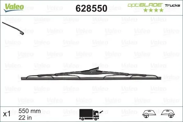 Wischblatt VALEO 628550