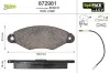 Bremsbelagsatz, Scheibenbremse Vorderachse VALEO 872981 Bild Bremsbelagsatz, Scheibenbremse Vorderachse VALEO 872981