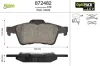 Bremsbelagsatz, Scheibenbremse Hinterachse VALEO 872482 Bild Bremsbelagsatz, Scheibenbremse Hinterachse VALEO 872482
