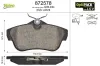 Bremsbelagsatz, Scheibenbremse Hinterachse VALEO 872578 Bild Bremsbelagsatz, Scheibenbremse Hinterachse VALEO 872578