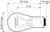 Glühlampe, Brems-/Schlusslicht 12 V 21/4 W P21/4W VALEO 032105 Bild Glühlampe, Brems-/Schlusslicht 12 V 21/4 W P21/4W VALEO 032105