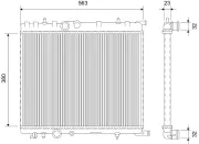 Kühler, Motorkühlung VALEO 701103