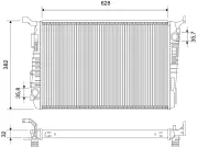 Kühler, Motorkühlung VALEO 701106