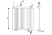 Kühler, Motorkühlung VALEO 701128