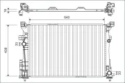 Kühler, Motorkühlung VALEO 701133