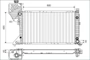 Kühler, Motorkühlung VALEO 701163