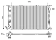 Kühler, Motorkühlung VALEO 701227