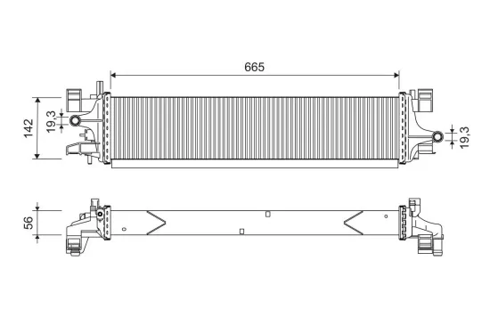 Kühler, Motorkühlung VALEO 701249 Bild Kühler, Motorkühlung VALEO 701249