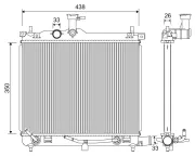 Kühler, Motorkühlung VALEO 701253