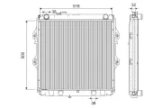 Kühler, Motorkühlung VALEO 701265