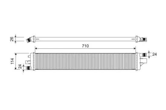 Kühler, Motorkühlung VALEO 701289 Bild Kühler, Motorkühlung VALEO 701289