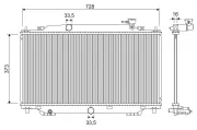 Kühler, Motorkühlung VALEO 701329
