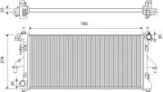 Kühler, Motorkühlung VALEO 701343